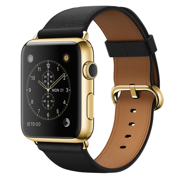42mm 18-Karat Yellow Gold Case with Black Classic Buckle